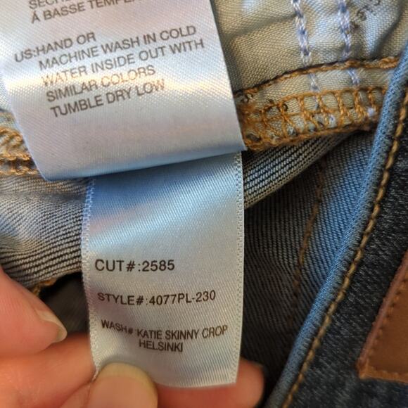 Articles of Society Kate Skinny Crop, Helsing, 28, NWT - Picture 8 of 8